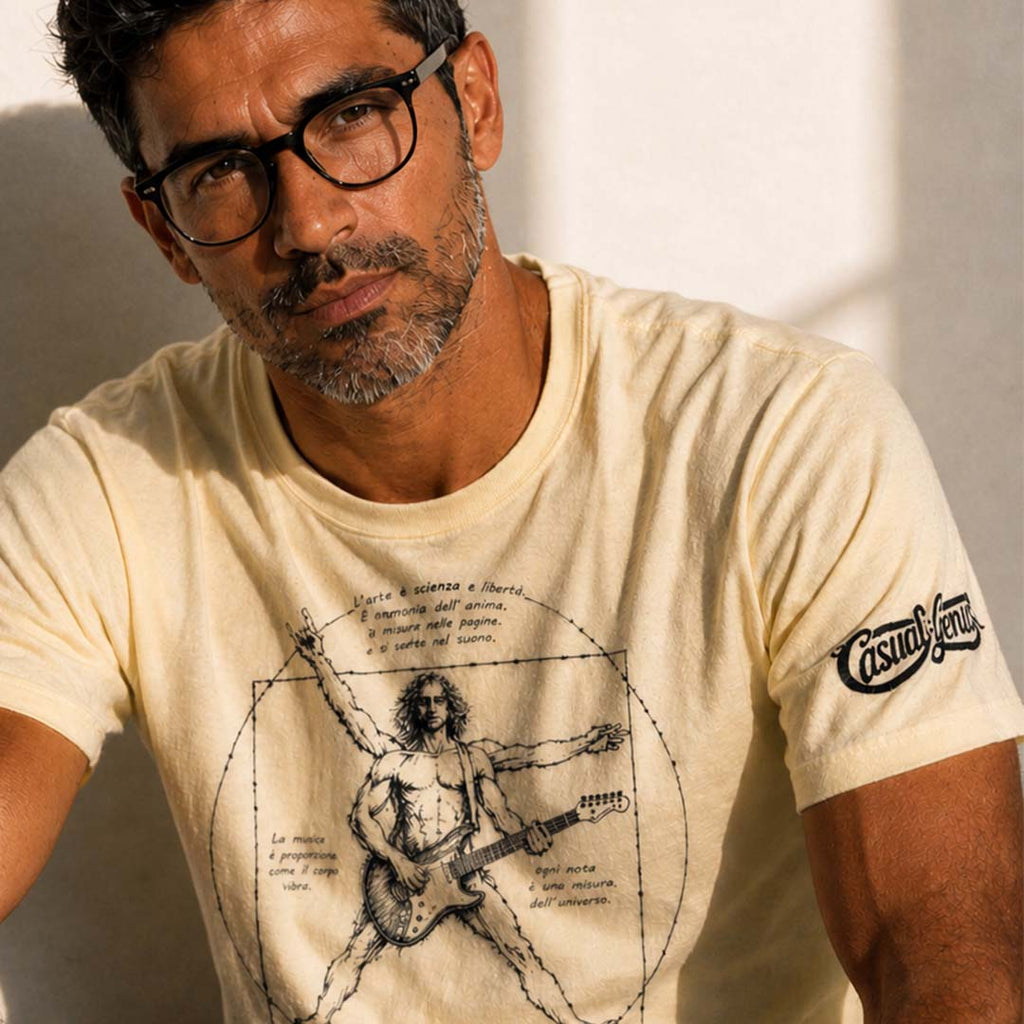Rock On, da Vinci! Tee