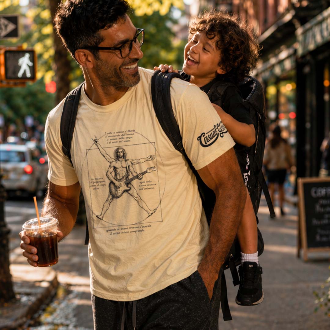 Rock On, da Vinci! Tee