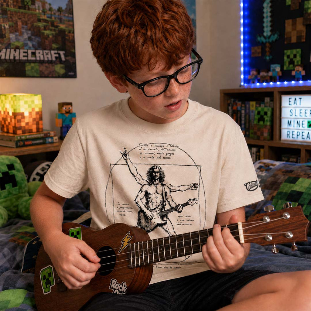 Rock On, da Vinci Youth Tee