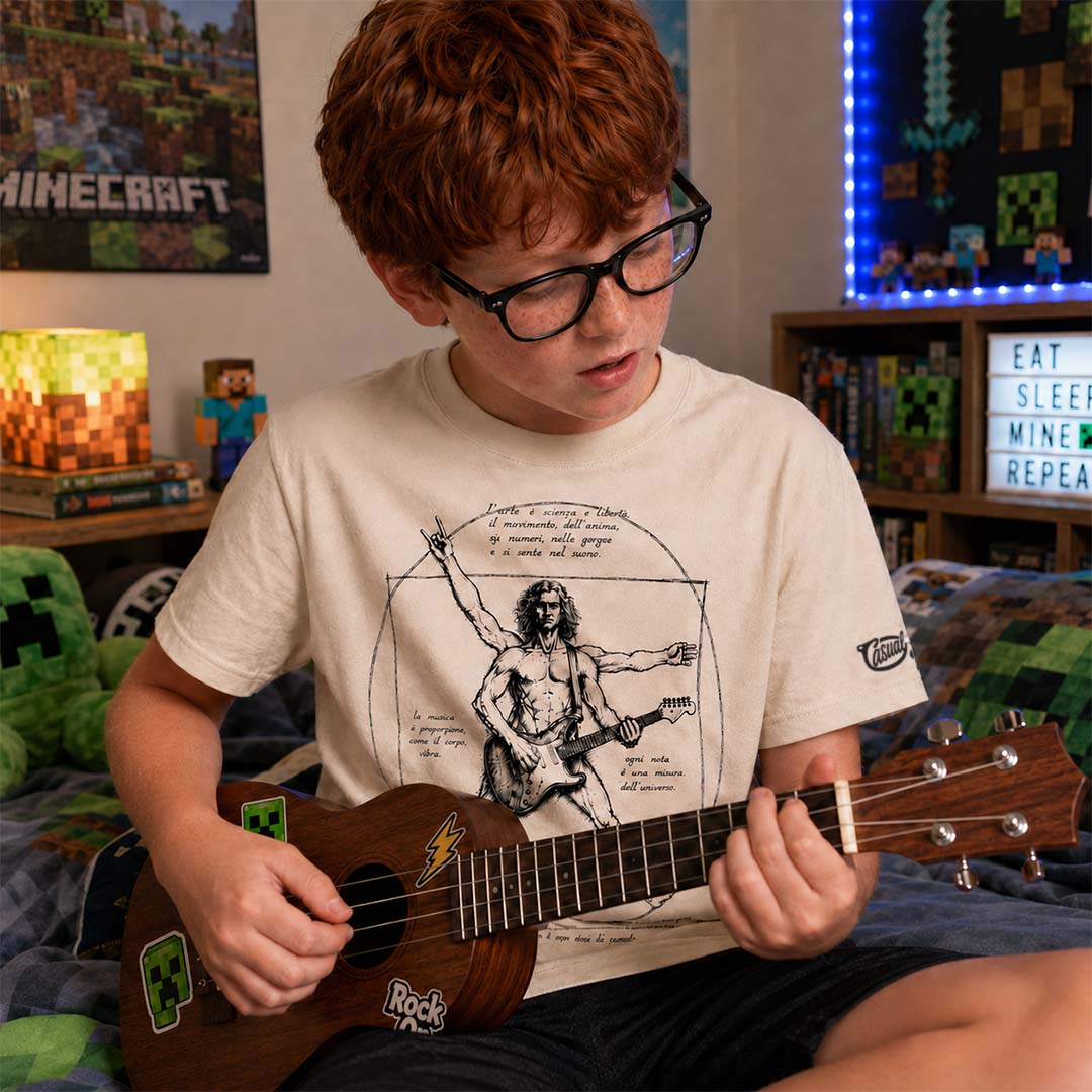 Rock On, da Vinci Youth Tee