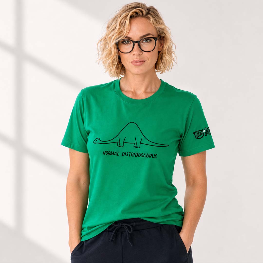 Normal Distribusaurus Tee